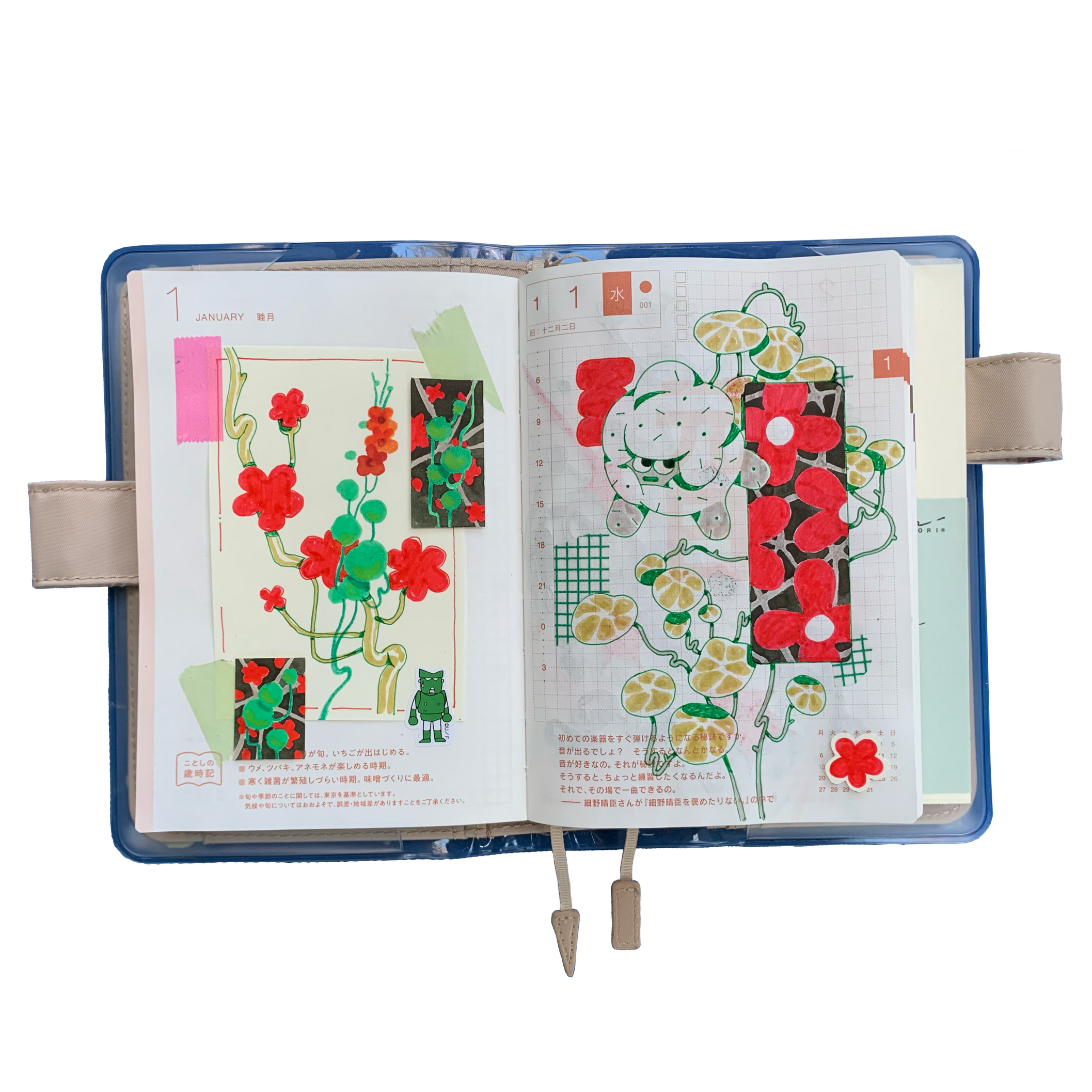 hobonichi '25 days 1+2